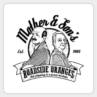 Mother & Son Roadside Oranges Sticker